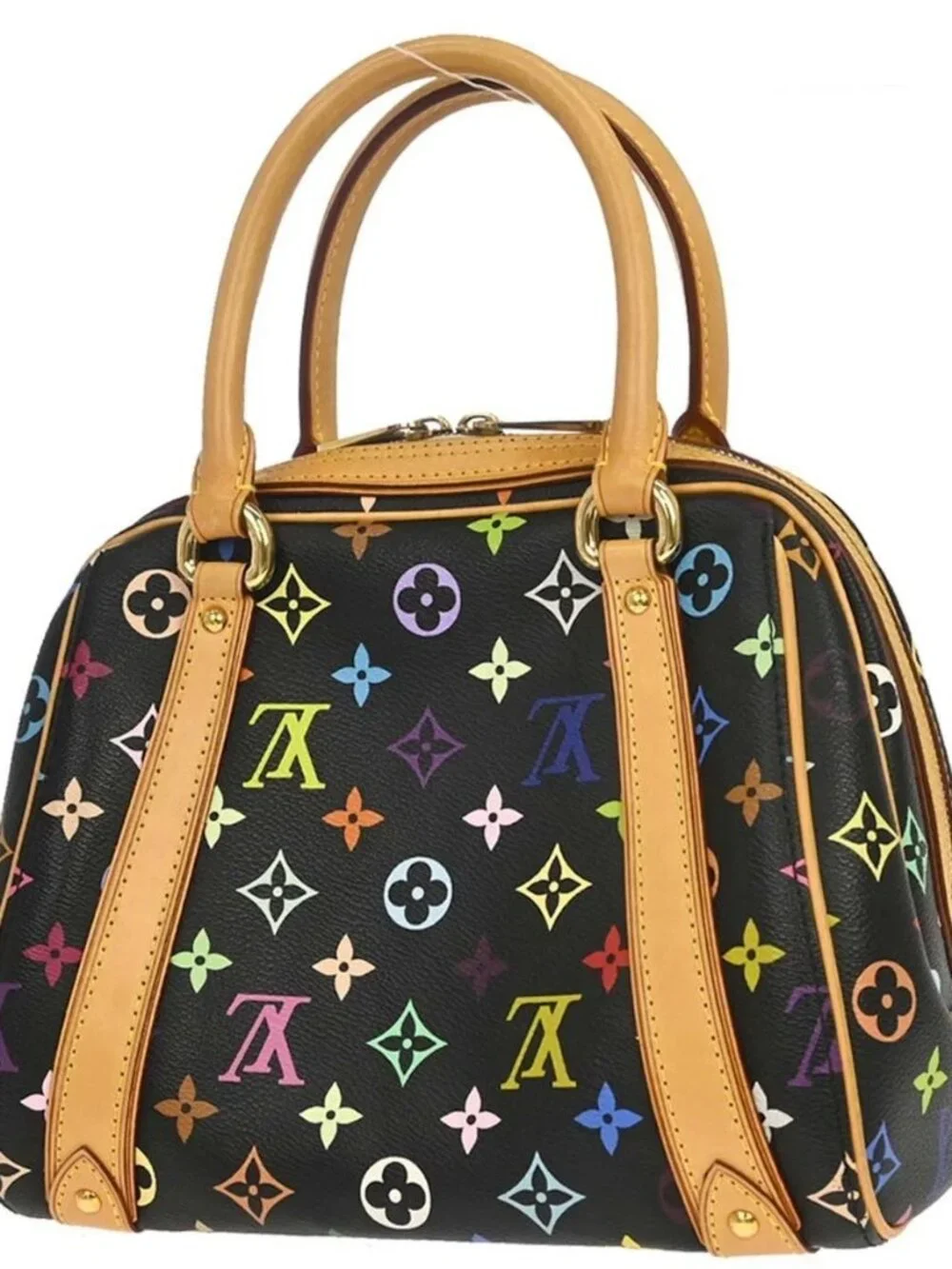 Louis Vuitton Black Monogram Multicolor Priscilla Handbag M40097